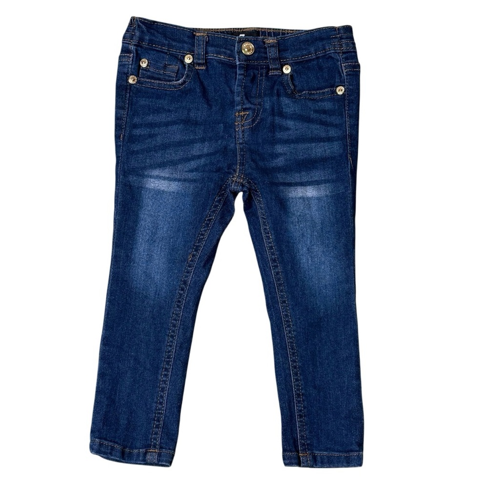 7 For All Mankind Baby Girl Jeans Size 24M Dark Wash Denim Skinny
Stretch - Picture 2 of 7